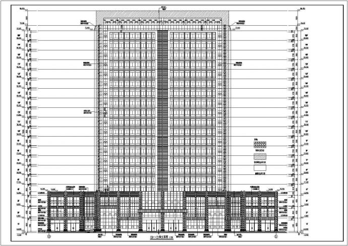 某地区20层酒店综合楼建筑设计施工图_图1