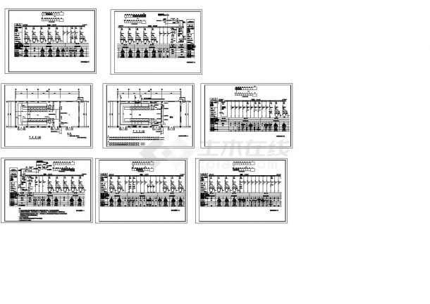 某变配电室配电系统设计cad电气施工图（标注详细）-图一