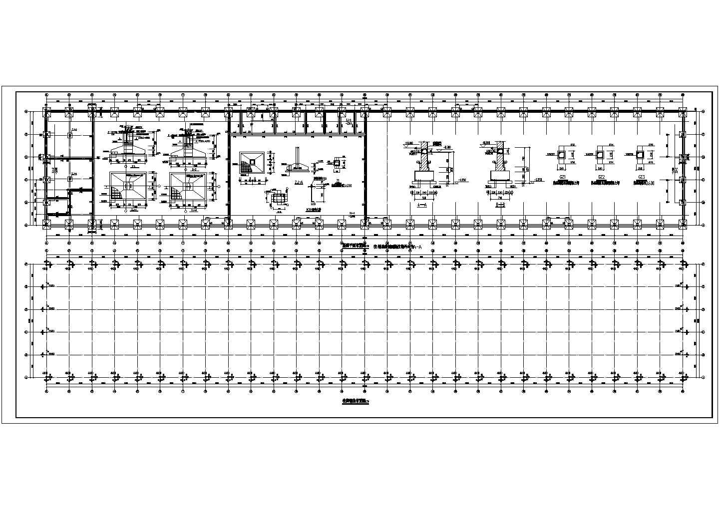 30米跨X168米门式刚架轻型厂房结构设计图纸