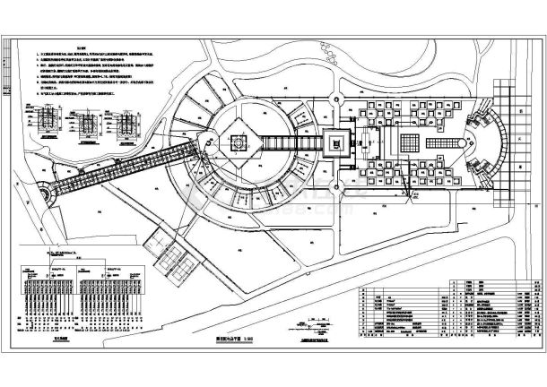 某城市公园全套景观环境设计cad施工图（含电气设计）-图一