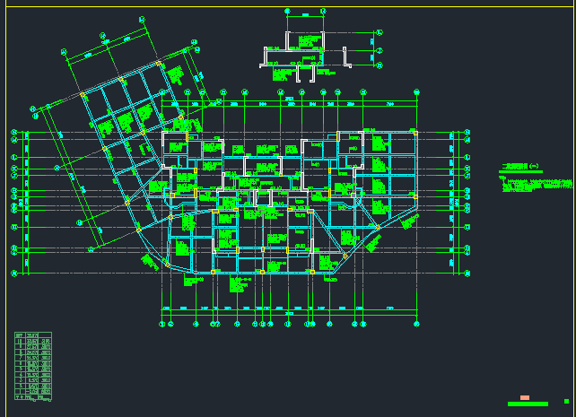 某10层框剪结构住宅结构设计图纸_图1
