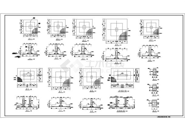 某小学宿舍楼结构设计图（含设计说明）-图二