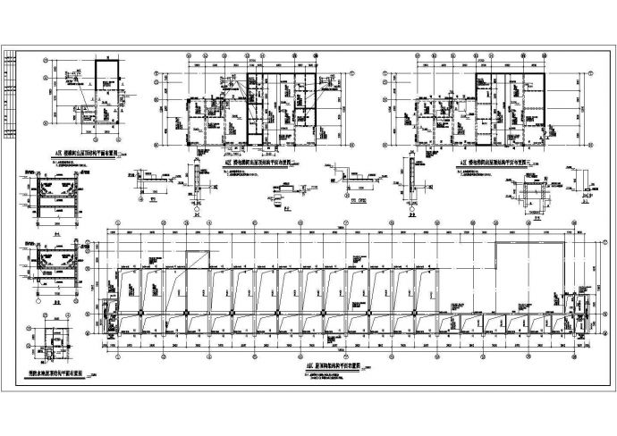 某医院住院楼结构设计图（标注详细）_图1