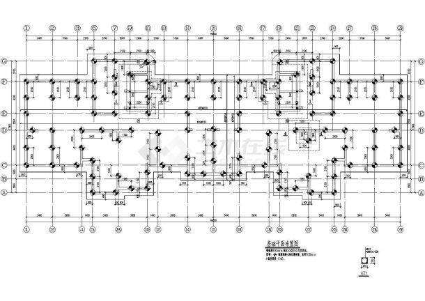 某33层剪力墙住宅结构设计图（共31张）-图一