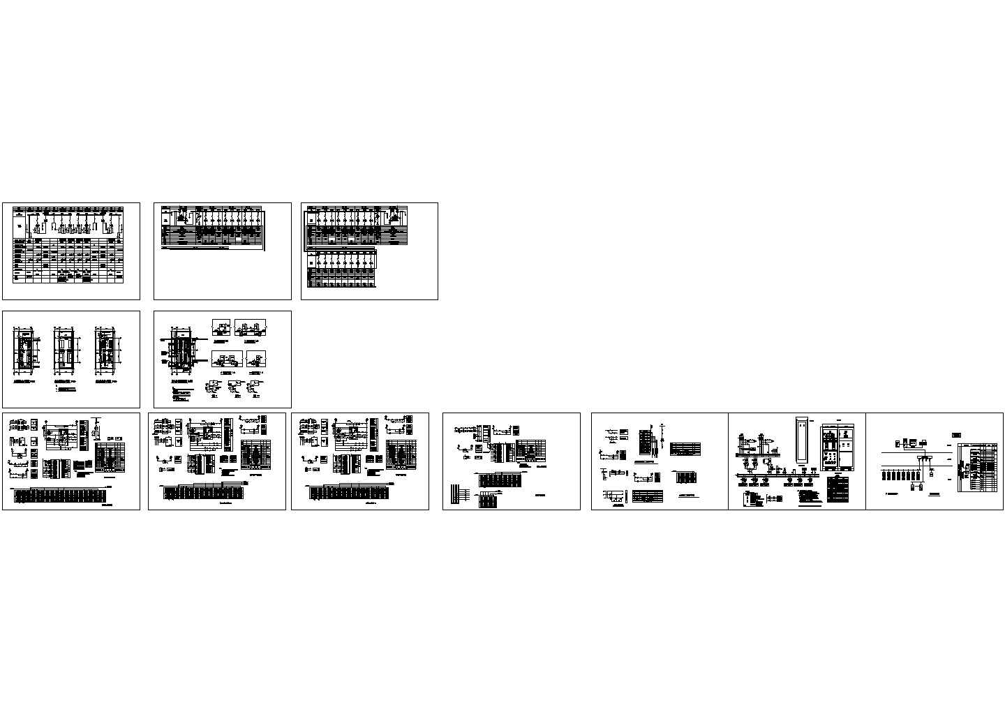 某10KV变电站电气设计cad完整版施工图纸（标注详细，12张图）