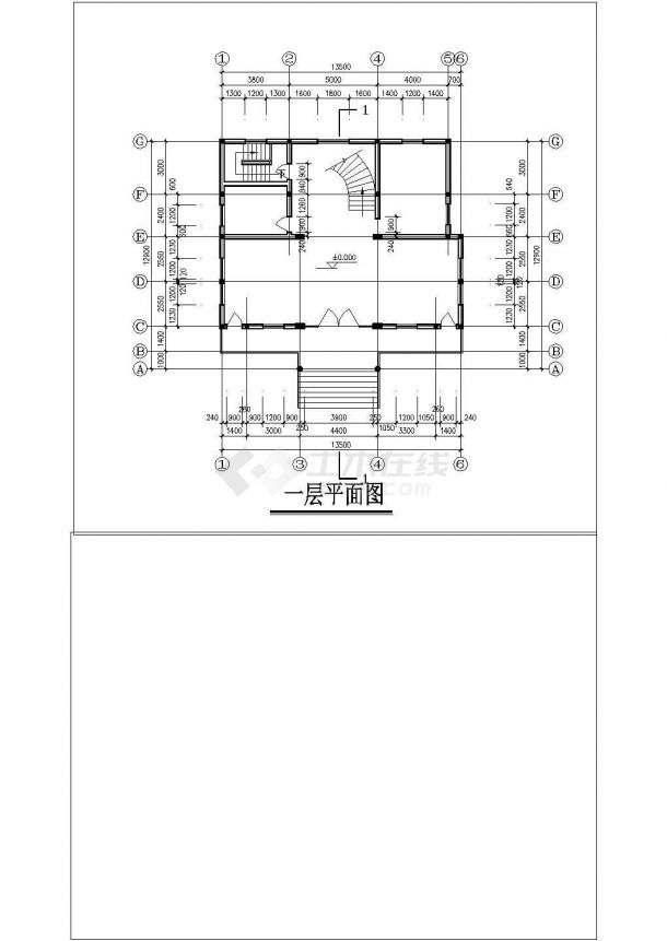 某地小型三层私人别墅建筑设计方案图-图二