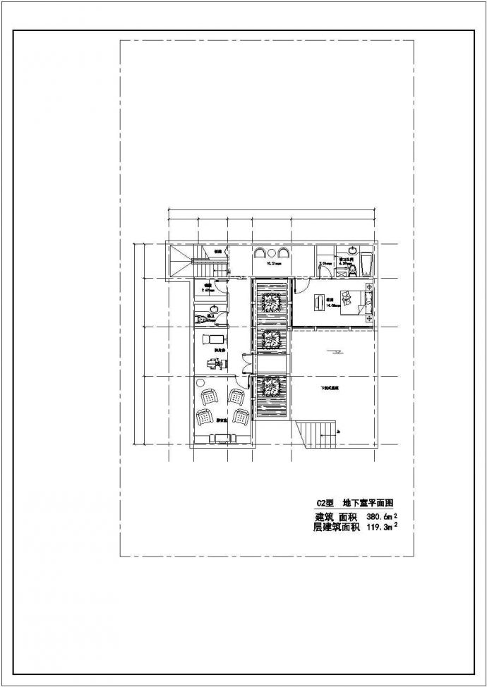 比较简单实用的小型二层别墅建筑设计方案图_图1