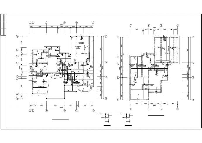 某地经典简单的小型别墅建筑施工图（共5张）_图1