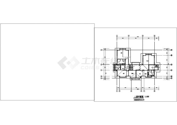 某地小型精美简单的别墅建筑设计方案图-图二