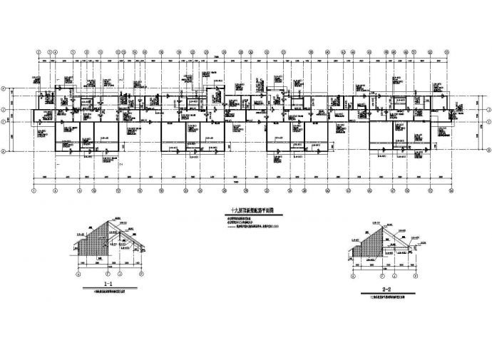 某地剪力墙住宅结构设计图（标注详细）_图1