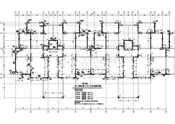 某地剪力墙住宅结构设计图（标注详细）-图二