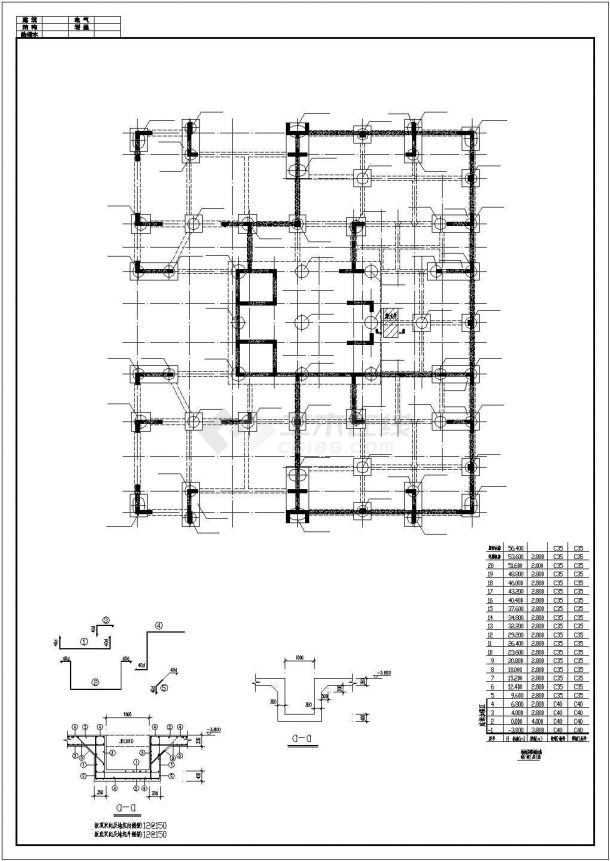 某17层住宅楼结构设计图（共19张）-图二