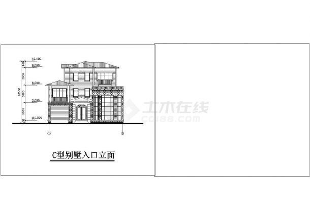 某地小型实用的精致别墅设计方案图（全套）-图一