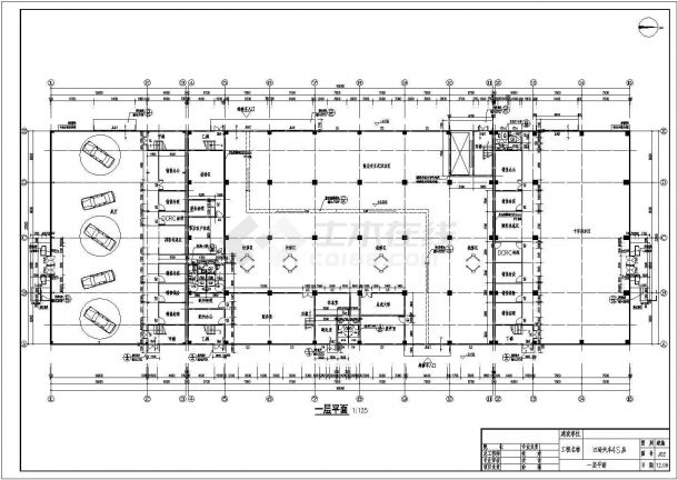 某地两层框架结构4S店建筑与结构施工图-图二
