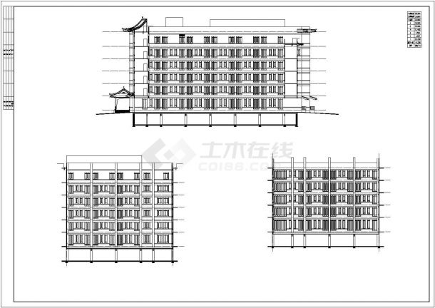 河南省开封市某医院六层病房楼建筑设计方案-图二