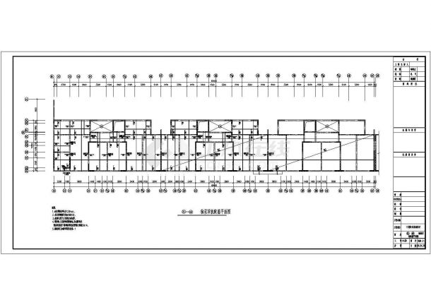 某商贸广场结构设计图（标注详细）-图二