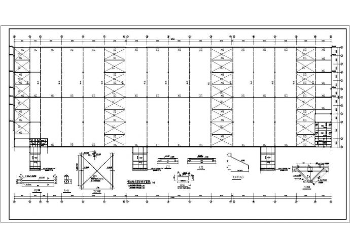 某3层框架厂房结构设计图（含设计说明）_图1
