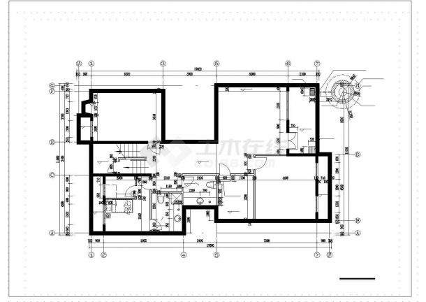 某地小型精致的别墅区建筑设计方案图-图一