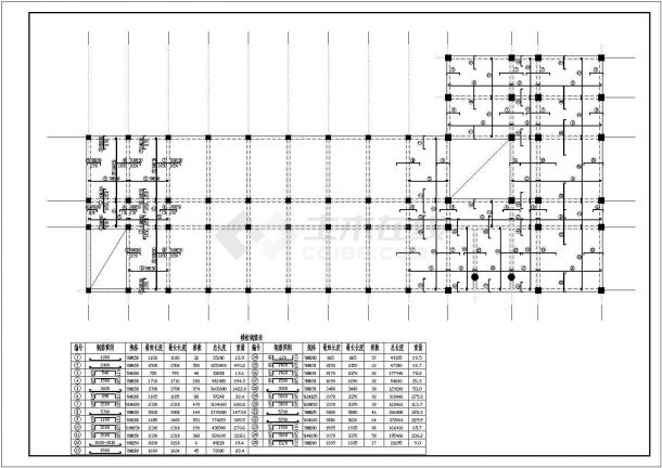 某6层框架综合教学楼结构设计图（共8张）-图一