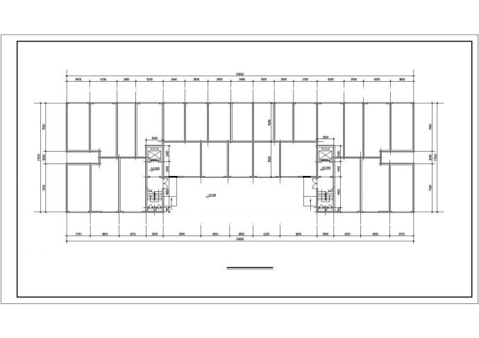 某地简单小型的十七层住宅楼建筑设计方案图_图1