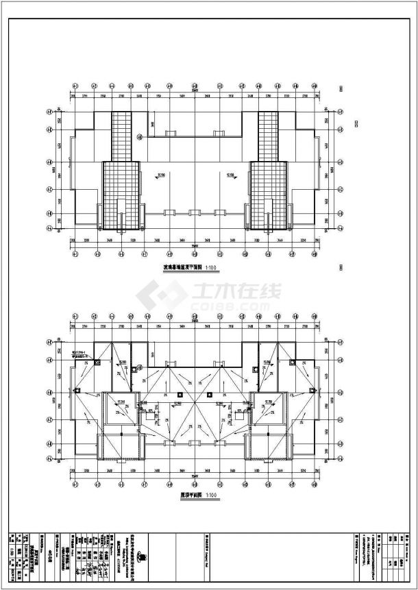 秦皇岛博威32层住宅楼建筑设计施工图-图一