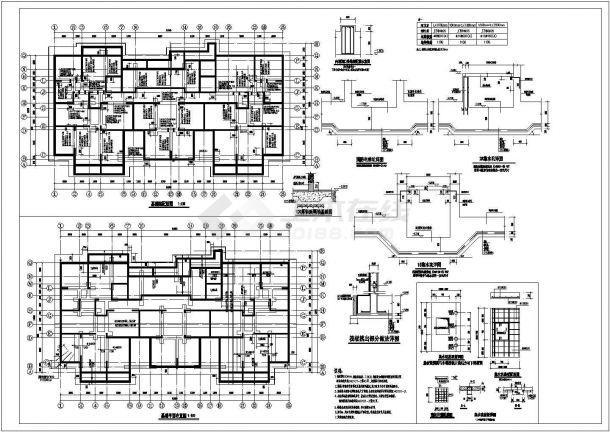 某27层住宅结构设计图（含设计说明）-图二