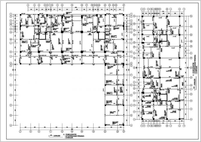 某框剪商住楼结构设计图（含设计说明）_图1