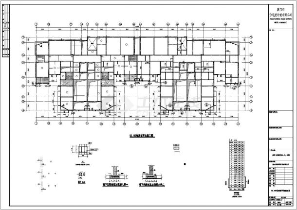 东海县20层钢筋混凝土剪力墙结构住宅楼全套结构施工图-图二