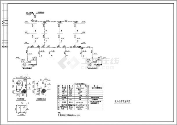 广州市海珠区某三层幼儿园给排水施工图-图二