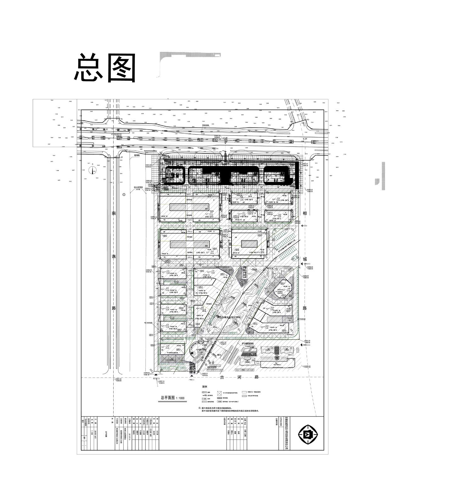 瑶海都市科技工业园总平面图CAD图.dwg