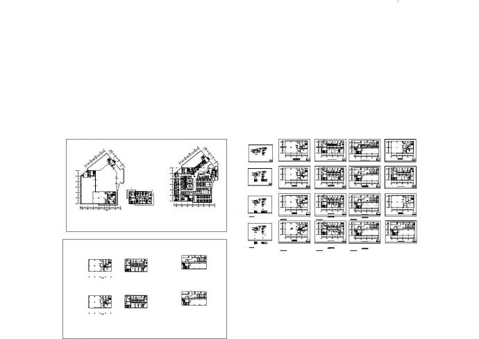 【杭州某地】环北市场空调设计CAD图纸_图1