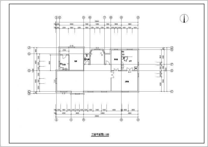 某框架别墅结构设计图_图1