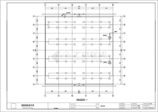 海口某地单层温室建筑设计施工图纸-图二