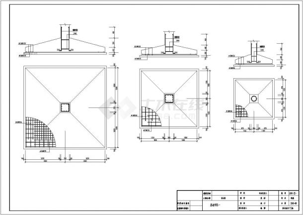 某五层框架办公楼结构设计图-图二