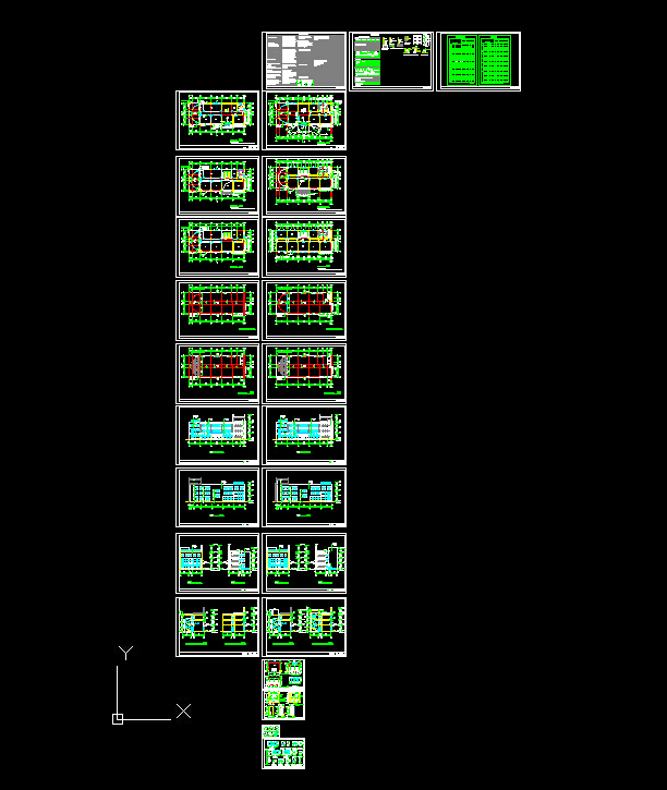 某三层办公楼建筑施工图（含计算书）_图1