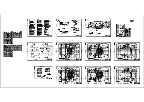 [国外]某影剧院空调设计CAD施工图（含设计说明）-图一