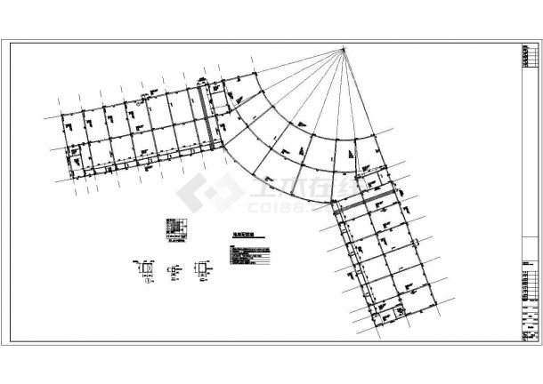 某商业楼结构设计图（含设计说明）-图二