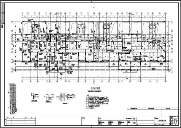 宁波某24层剪力墙结构住宅结构施工图-图二