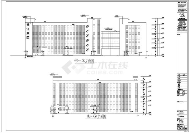 某科技有限公司厂区多个车间建筑方案设计图-图一