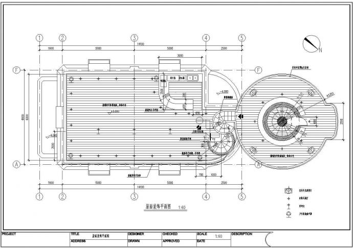 江苏某两层酒吧装修设计施工图（含电气）_图1