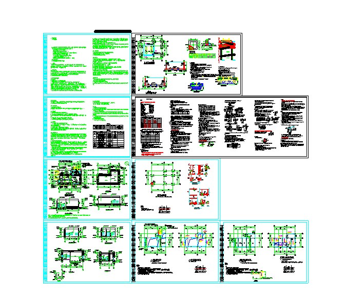 地铁给水所建筑及结构设计cad施工图