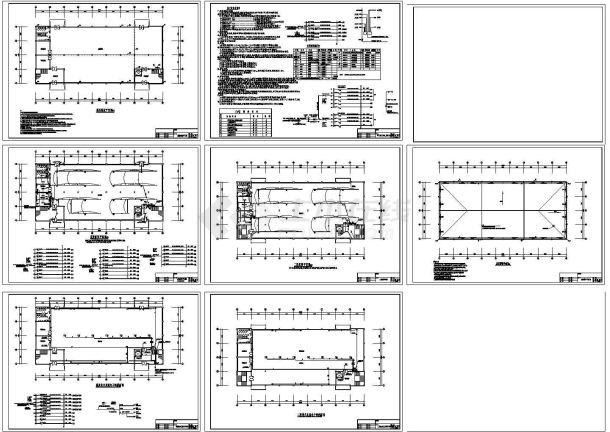 二层框架结构2629平方米厂房电气设计施工图-图一