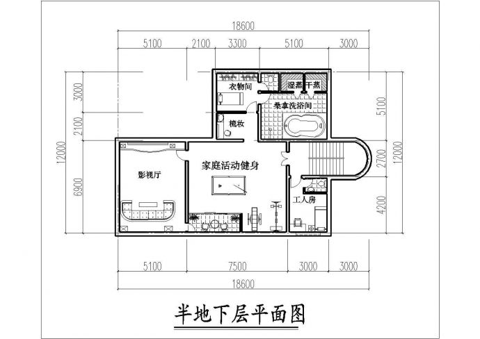 别墅建筑方案设计图纸_图1