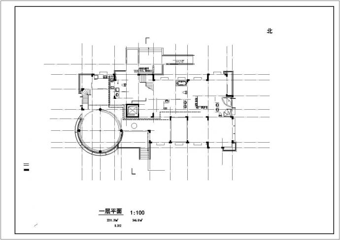 一套详细的休闲别墅建筑设计方案图纸_图1