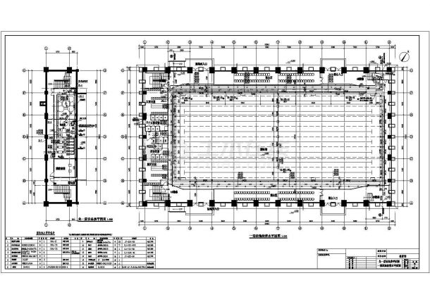 某学校体育馆带游泳池给排水施工图-图二