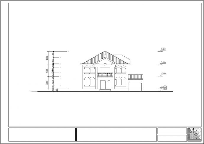 比较实用的别墅建筑方案设计图纸_图1