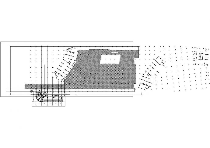 某地地下框架车库结构设计图（标注详细）_图1