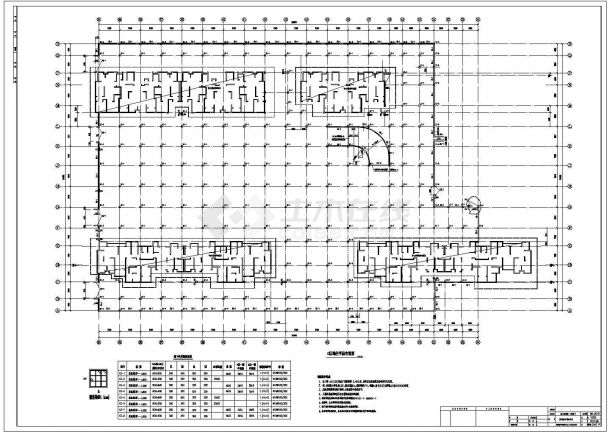 某框架地下车库结构设计图（含设计说明）-图二