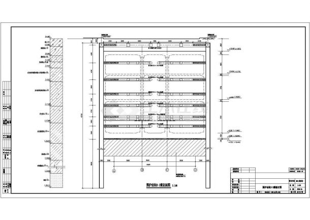 某地地铁站围护结构设计图（含设计说明）-图一