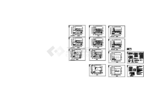综合楼电气设计CAD图，共13张图纸-图一